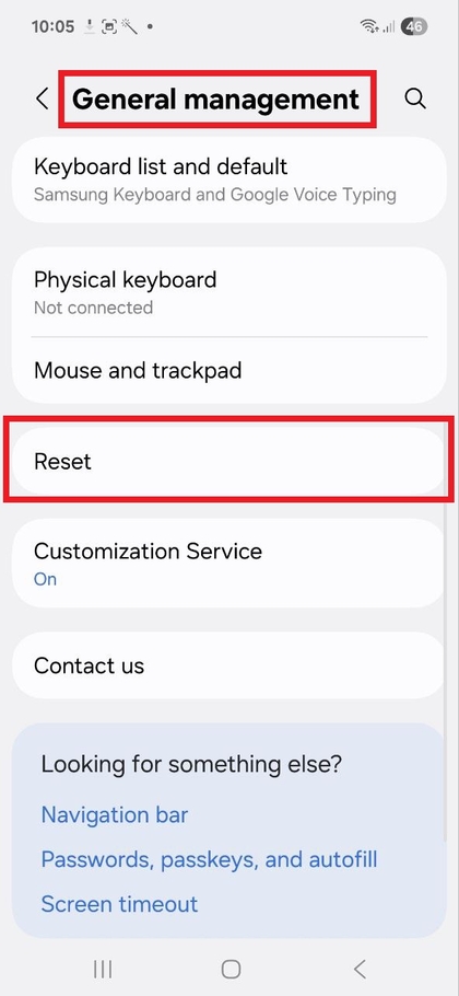 Mobilh&aacute;l&oacute;zati be&aacute;ll&iacute;t&aacute;sok vissza&aacute;ll&iacute;t&aacute;sa