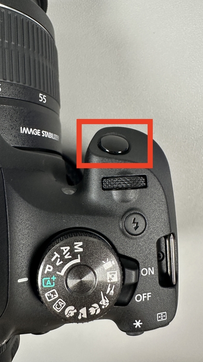 Bot&oacute;n del obturador la primera foto