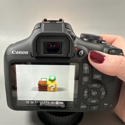 Canon EOS 2000D kullanarak odaklanmak i&ccedil;in deklanş&ouml;r d&uuml;ğmesine yarıya kadar basma