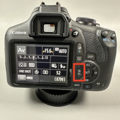 Canon EOS 2000D Drive Mode-knap
