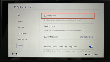 Switch Update How to Update System Software on Nintendo Switch 2 | ManualsLib