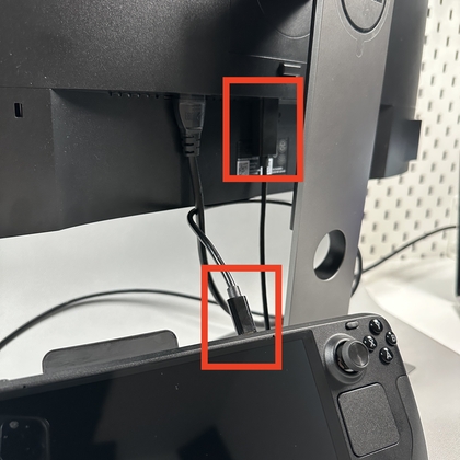 HDMI-Kabel mit Steam Deck verbinden
