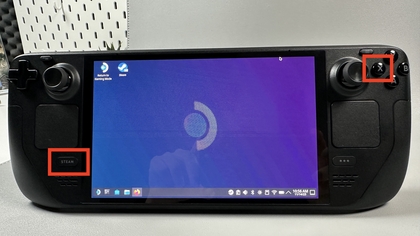 Steam Deck Steam-Taste und X-Taste