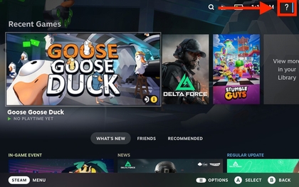 Profilsymbol auf Steam Deck OLED