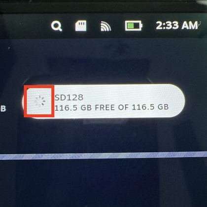 Formatierungsfortschritt auf dem Steam Deck &uuml;berwachen