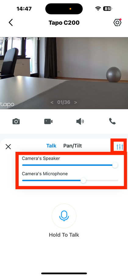 Passen Sie die Lautst&auml;rke des Lautsprechers an Ihrem Telefon an