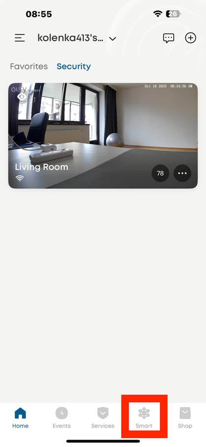 Pesta&ntilde;a Seguridad en la aplicaci&oacute;n Eufy