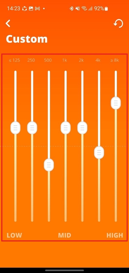 Ajustarea setărilor personalizate