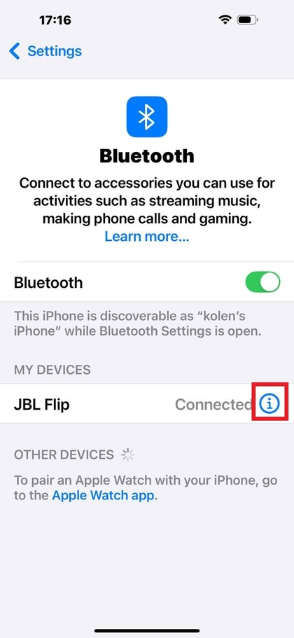Ikoni ya habari ya iOS