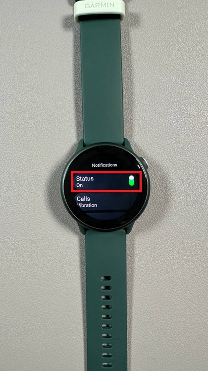 Activando notificaciones inteligentes en Garmin Vivoactive 6