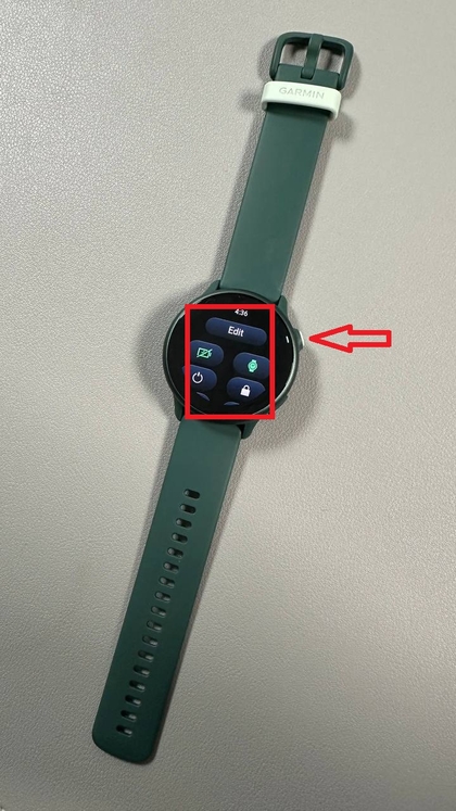 Hyrja n&euml; menu n&euml; or&euml;n inteligjente Garmin Vivoactive 6