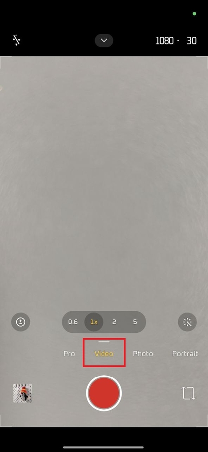 Sezione Video nell'app Fotocamera di Xiaomi