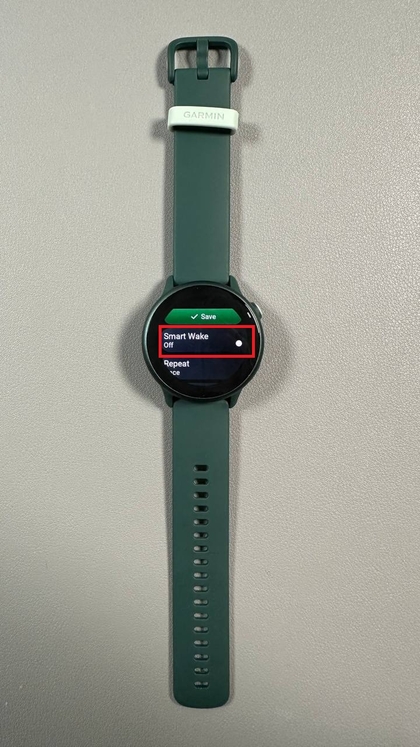 Opcija pametnog buđenja (Smart Wake) na Garmin Vivoactive 6