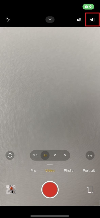 Xiaomi 15T Pro'da 60 FPS kare hızı se&ccedil;me