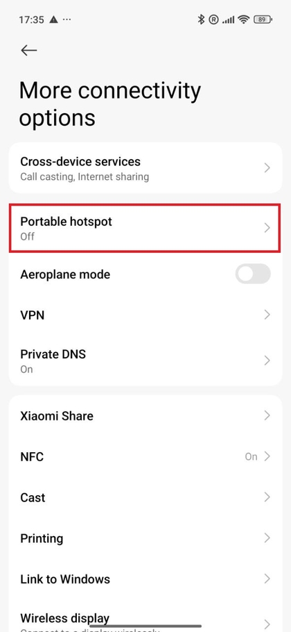 Dodirnite Prijenosni Hotspot