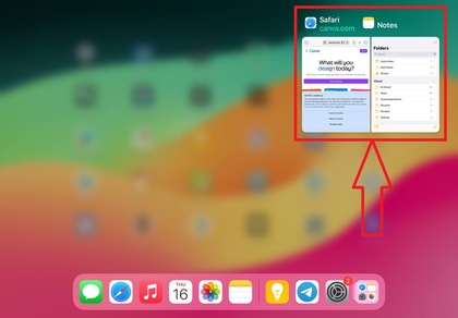 Menutup semua aplikasi di iPad Generasi ke-10