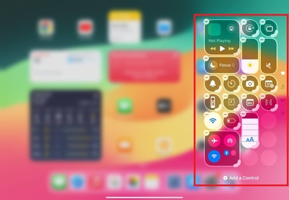 Kustomisasi panel kontrol