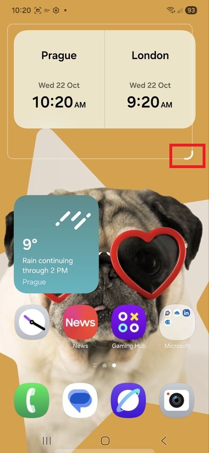 Widget-Gr&ouml;&szlig;e anpassen