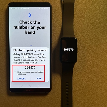 Kopplungsbenachrichtigung auf dem Android-Telefon