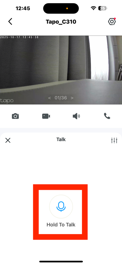 Cihaz mikrofon simgesi