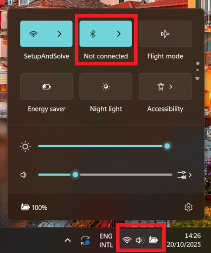 Membuka Pengaturan Koneksi