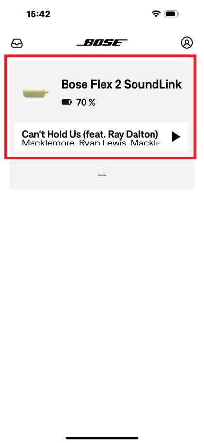 Bose SoundLink Flex II z aplikacijo Bose