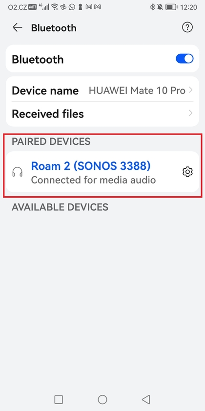 Koble Sonos Roam 2 med Android-enhet