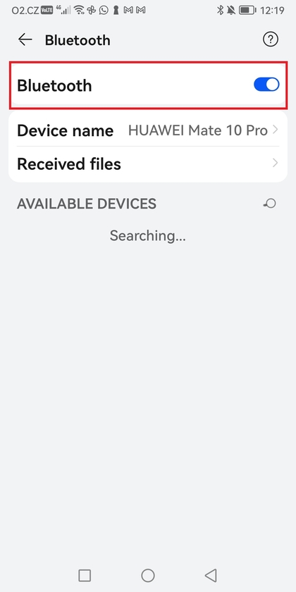 Aktiver Bluetooth p&aring; Android