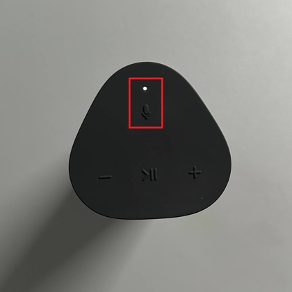 Ikoni ya maikrofoni kwenye Sonos Roam 2