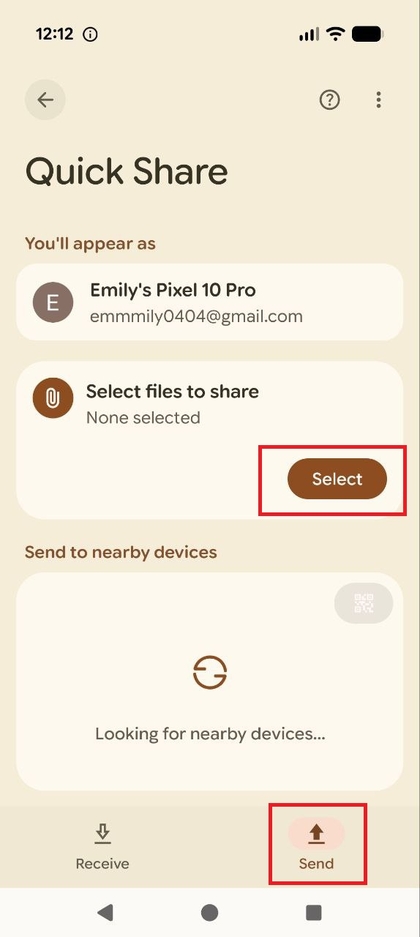 Une photo ouverte dans Google Photos avec l'ic&ocirc;ne de partage mise en &eacute;vidence.