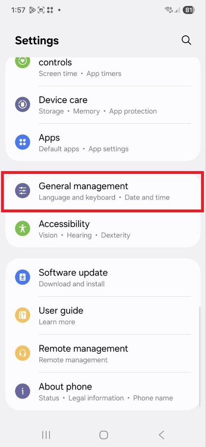 Op&ccedil;&atilde;o de Gest&atilde;o Geral nas defini&ccedil;&otilde;es