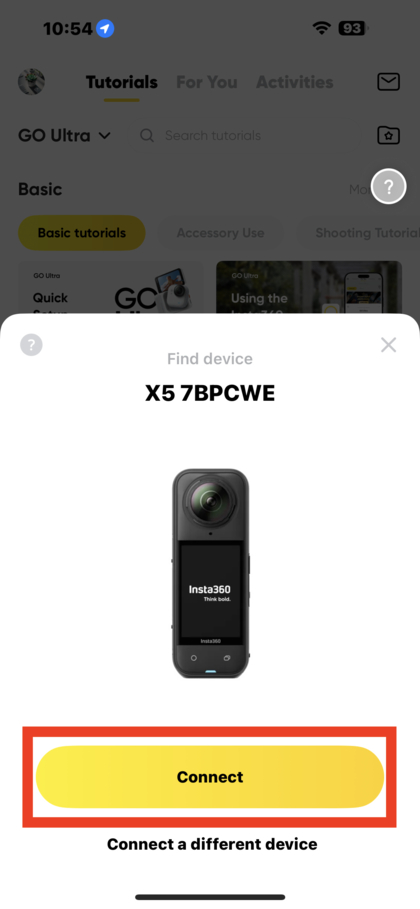 Permission prompt on smartphone screen