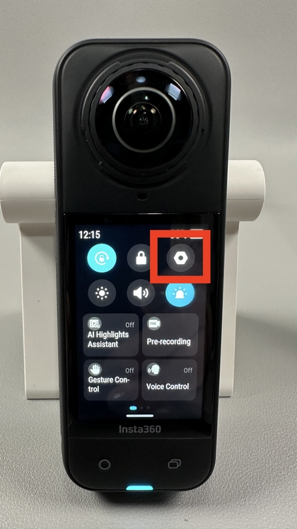 Einstellungen navigieren