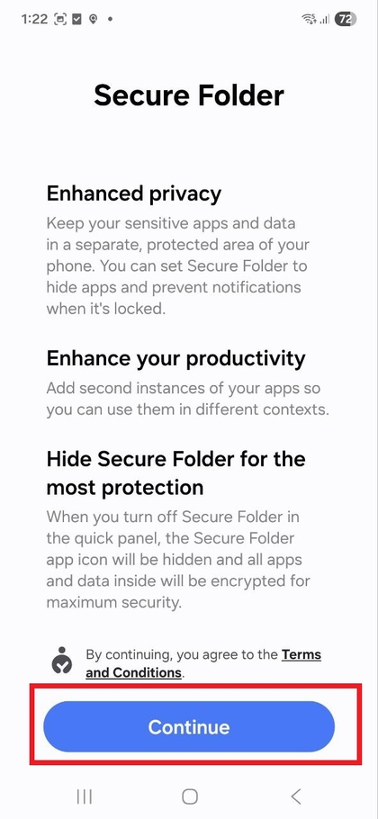 Configurar op&ccedil;&otilde;es da Pasta Segura