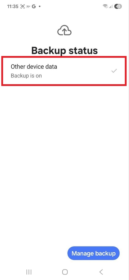 Google Drive-sikkerhetskopiering p&aring;g&aring;r