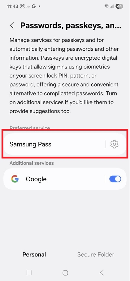 Seleccionando el Servicio de Autocompletar Preferido