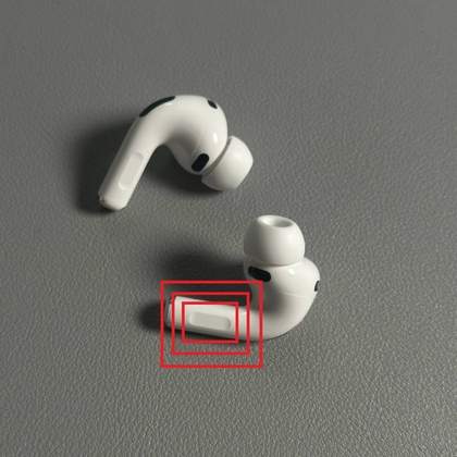AirPods Pro 3-stilken bliver trykket tre gange for at vende tilbage til forrige sang