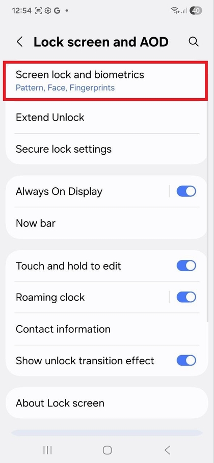 K&eacute;pernyőz&aacute;r &eacute;s biometrikus adatok be&aacute;ll&iacute;t&aacute;si k&eacute;r&eacute;se