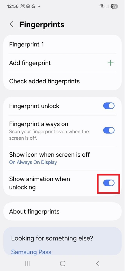 Anim&aacute;ci&oacute; megjelen&iacute;t&eacute;se felold&aacute;skor opci&oacute; v&aacute;lt&aacute;sa