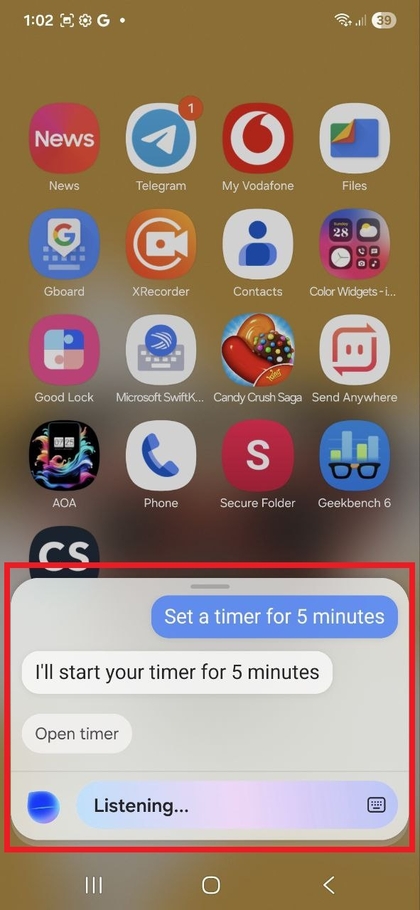 Bixby-asetusn&auml;ytt&ouml;