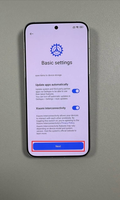 Configurazione delle impostazioni di base su Xiaomi 15T Pro