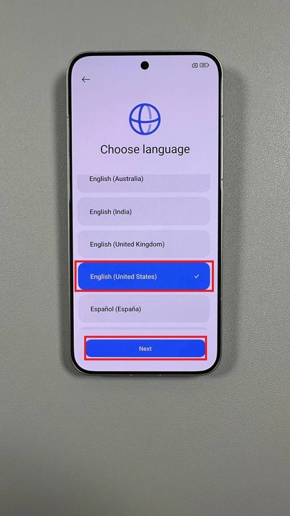 Selezione della lingua su Xiaomi 15T Pro