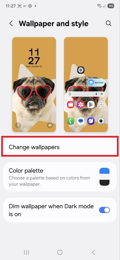 Alege o imagine de fundal