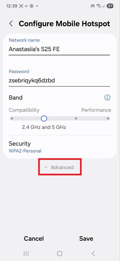 Configura&ccedil;&otilde;es avan&ccedil;adas no Samsung Galaxy S25 FE