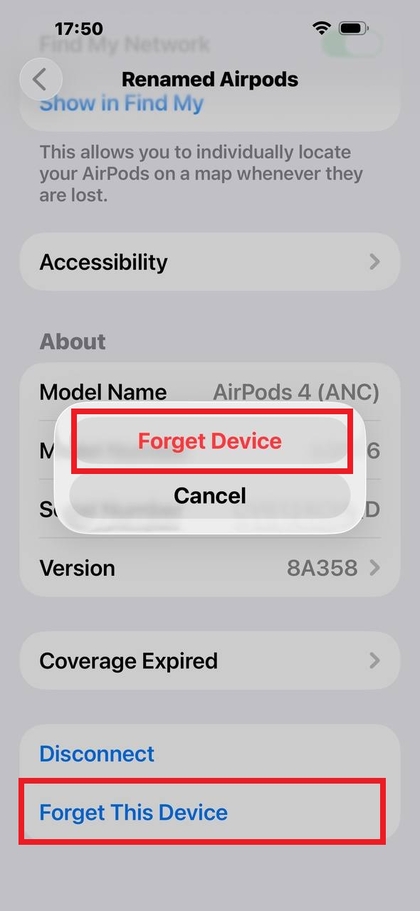 AirPods'i seadme unustamise v&otilde;imalus