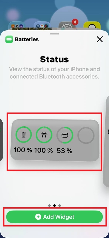 Izberite pripomoček za baterijo