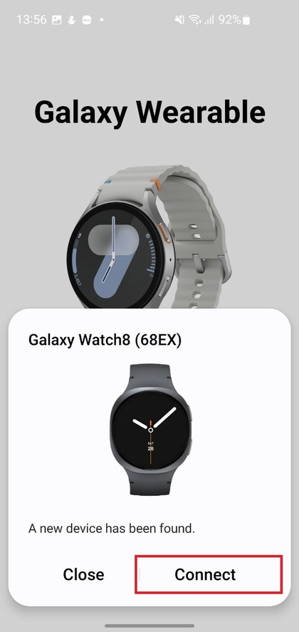 Emparelhar o Samsung Galaxy Watch 8 com o dispositivo Android