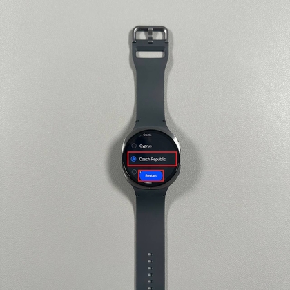Selecionar Regi&atilde;o no Samsung Galaxy Watch 8