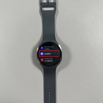 Povolenie služieb určovania polohy na Samsung Galaxy Watch 8 LTE