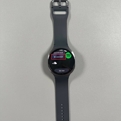 Op&ccedil;&atilde;o de desinstala&ccedil;&atilde;o para aplicativos no Galaxy Watch 8 LTE